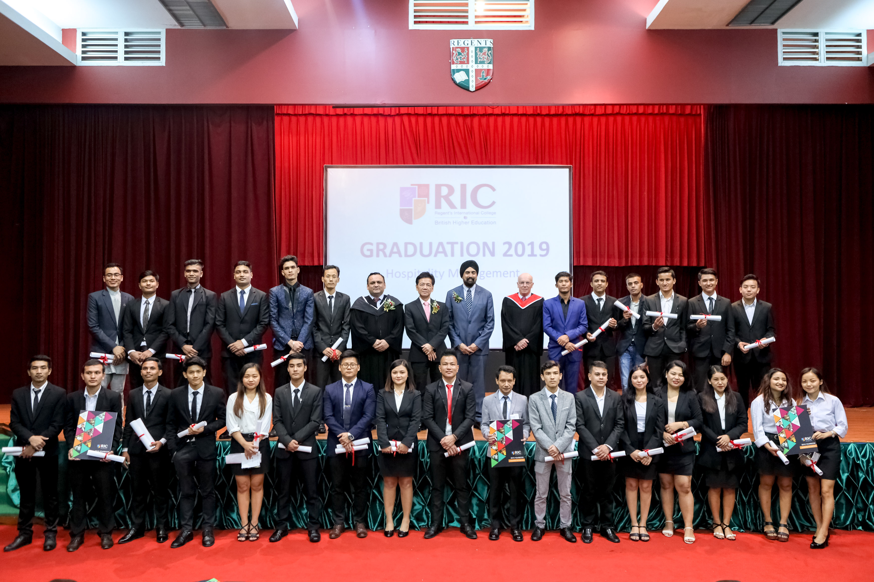 , First Hospitality Management Graduation Ceremony of Regent&#8217;s International College (RIC), Compass Hospitality